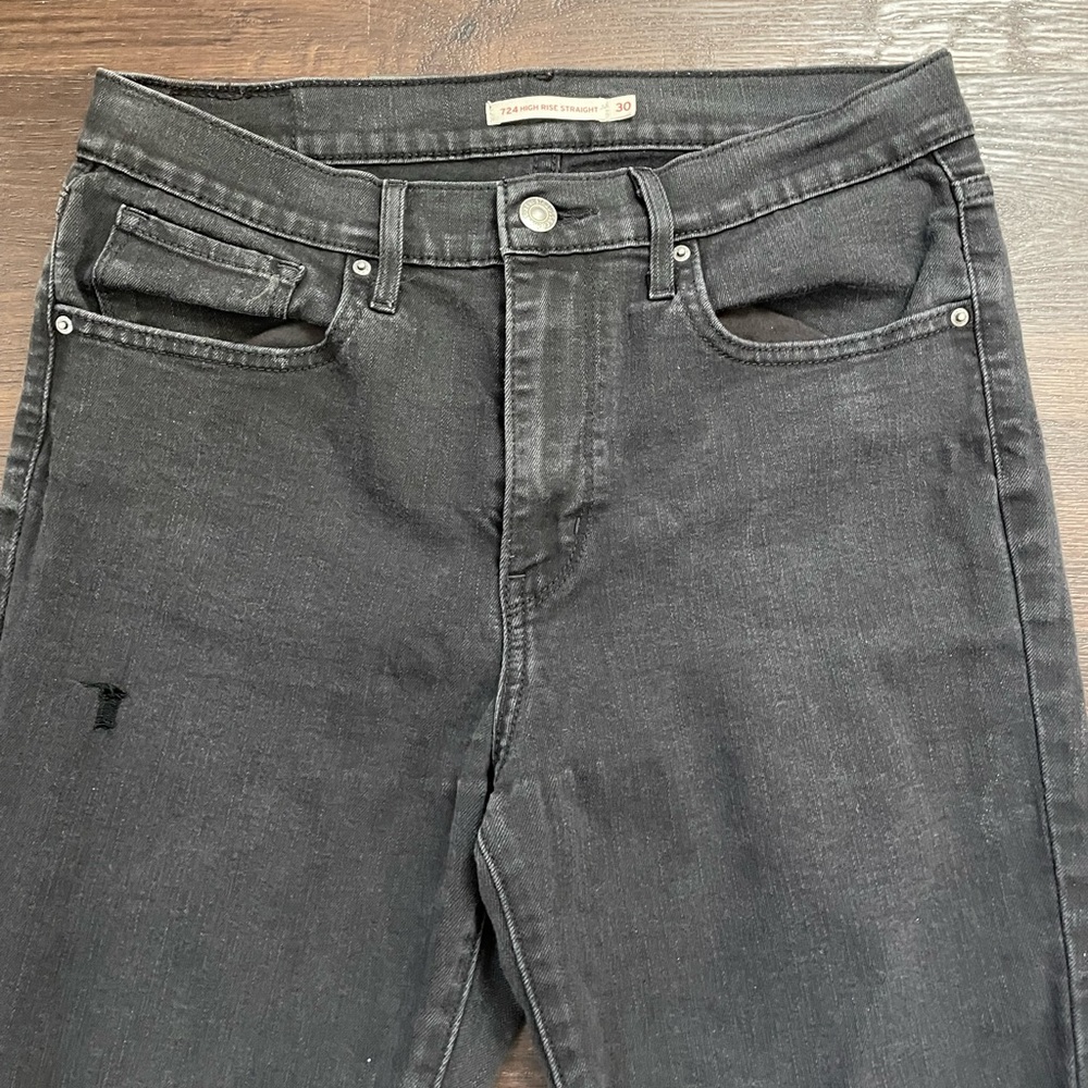 724 Levi’s High Rise Straight - Picture 6 of 6